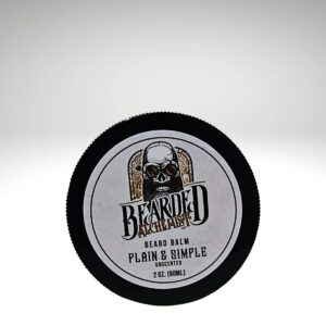 Beard Balm Plain & Simple Premium Blend Unscented